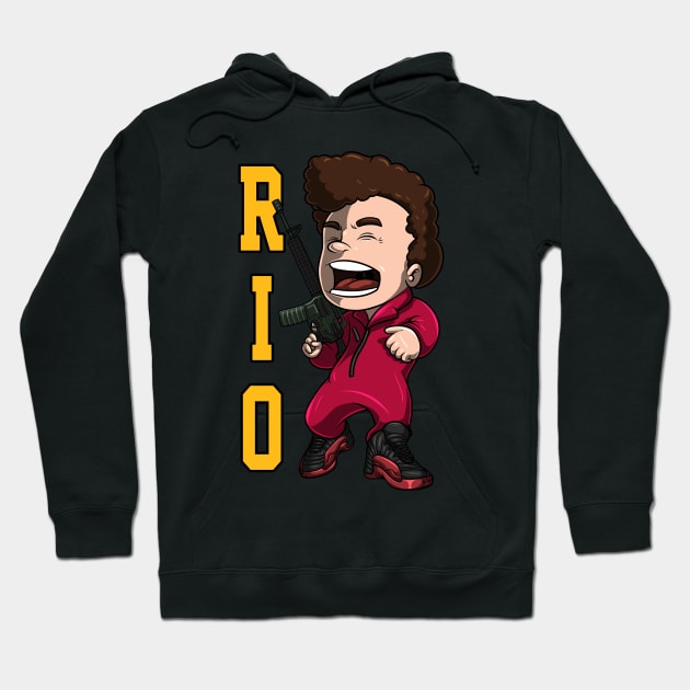 Rio Money Heist Hoodie by namanyastudios